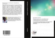 Matérialisme constitué et rationalisme constituant kitap kapağı