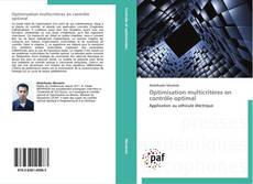 Buchcover von Optimisation multicritères en contrôle optimal