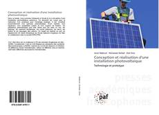 Portada del libro de Conception et réalisation d'une installation photovoltaïque