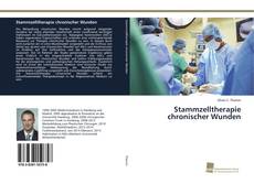 Couverture de Stammzelltherapie chronischer Wunden