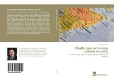 Copertina di Challenges achieving human security