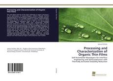 Capa do livro de Processing and Characterization of Organic Thin Films 