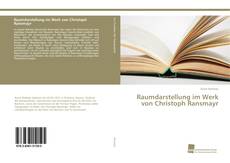 Capa do livro de Raumdarstellung im Werk von Christoph Ransmayr 