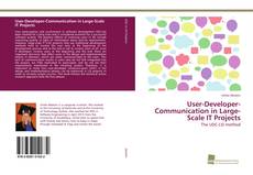 Capa do livro de User-Developer-Communication in Large-Scale IT Projects 