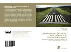 Portada del libro de Measurement Errors and their Influence on Biomedical Research