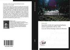 Обложка Société civile et représentations socio-spatiales de la ville