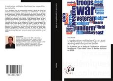 Capa do livro de L’opération militaire Cast-Lead au regard du jus in bello 