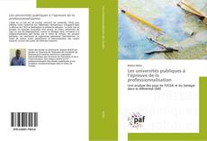 Buchcover von Les universités publiques à l’épreuve de la professionnalisation