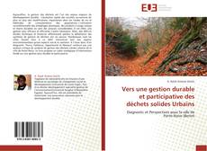 Vers une gestion durable et participative des déchets solides Urbains kitap kapağı