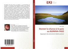 Capa do livro de Donner la chance à la paix au BURKINA FASO 