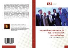 Capa do livro de Impact d'une démarche de RSE sur le contrat psychologique 