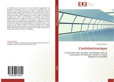 L'architectronique kitap kapağı