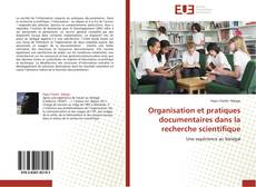 Capa do livro de Organisation et pratiques documentaires dans la recherche scientifique 