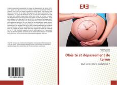 Obésité et dépassement de terme kitap kapağı