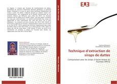 Bookcover of Technique d’extraction de sirops de dattes