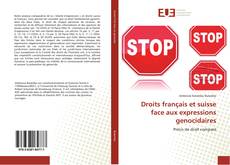 Portada del libro de Droits français et suisse face aux expressions genocidaires