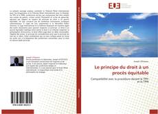 Bookcover of Le principe du droit à un procès équitable