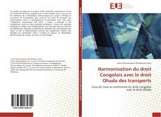 Capa do livro de Harmonisation du droit Congolais avec le droit Ohada des transports 