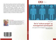 Bookcover of De la "culture-projet" au management participatif