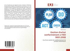 Portada del libro de Gestion d'achat conformément a l'ISO 9001:2008