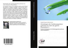 Bookcover of Histologie de l’embryogenèse précoce au sein du genre Phaseolus L.