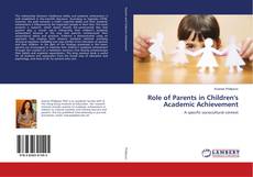 Capa do livro de Role of Parents in Children's Academic Achievement 