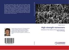 Bookcover of High strength nonwovens