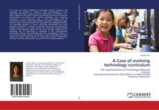 Capa do livro de A Case of evolving technology curriculum 