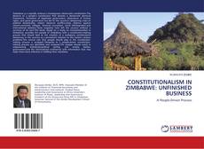 Buchcover von CONSTITUTIONALISM IN ZIMBABWE: UNFINISHED BUSINESS