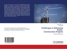 Capa do livro de Challenges in Delivering Public Construction Projects 