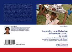 Portada del libro de Improving rural Malawian households’ access to credit