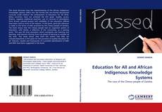 Capa do livro de Education for All and African Indigenous Knowledge Systems 