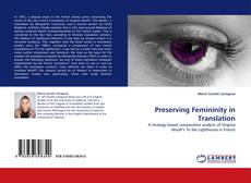 Capa do livro de Preserving Femininity in Translation 
