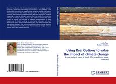 Capa do livro de Using Real Options to value the impact of climate change 