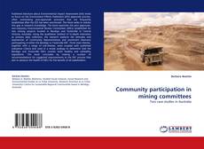 Community participation in mining committees kitap kapağı