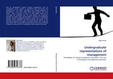 Undergraduate representations of management kitap kapağı