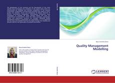 Portada del libro de Quality Management Modelling