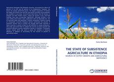 Copertina di THE STATE OF SUBSISTENCE AGRICULTURE IN ETHIOPIA