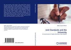 Unit Standards and the University kitap kapağı