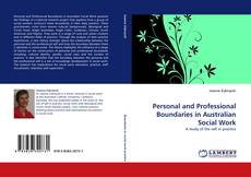 Couverture de Personal and Professional Boundaries in Australian Social Work