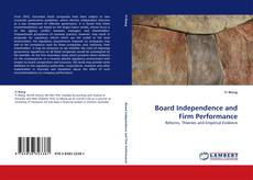 Buchcover von Board Independence and Firm Performance
