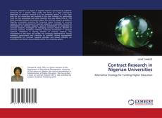 Buchcover von Contract Research in Nigerian Universities