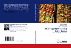 Couverture de Challenges for Economic Policy Design