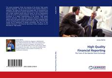 Capa do livro de High Quality Financial Reporting 