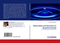 Bookcover of Observables and Dynamics in Quantum Gravity