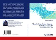 “How Is Knowledge Created  In Virtual Teams?” kitap kapağı