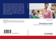 Capa do livro de Choosing to Teach 
