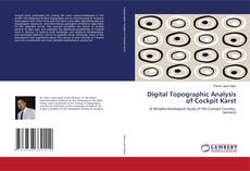 Bookcover of Digital Topographic Analysis of Cockpit Karst