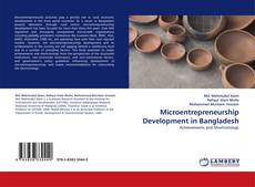 Buchcover von Microentrepreneurship Development in Bangladesh