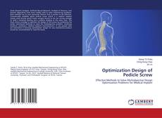Capa do livro de Optimization Design of Pedicle Screw 